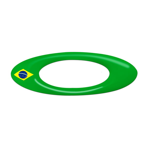3D Metal Brazil Brazilian Flag Emblem Badge Motorcycle Fuel Tank Sticker